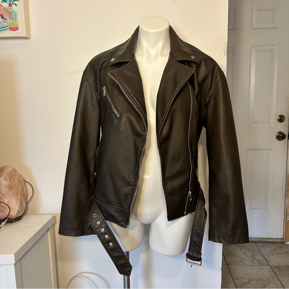 Rita Ora X Primark Bomber Jacket- Brown